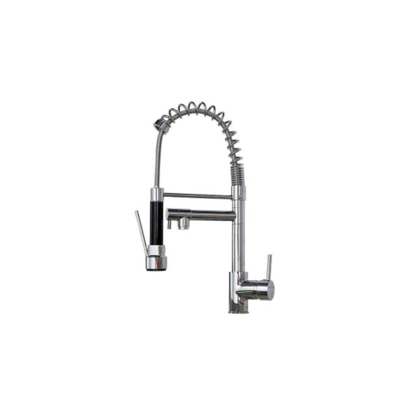 Torneira para Cozinha Gourmet Dupla de Mesa - com Filtro Monocomando Cromada Nell AM-2679