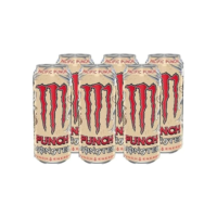 Pack de Energético Monster Pacific Punch lata 473ml 6 unidades