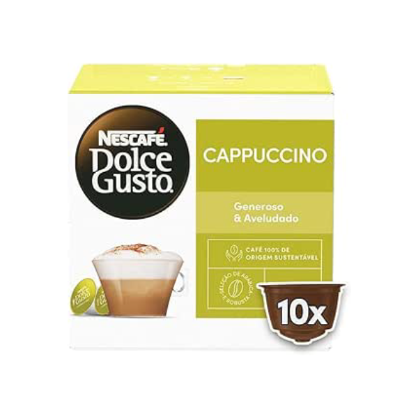 NESCAFÉ DOLCE GUSTO Café em Cápsula Cappuccino 10 Cápsulas