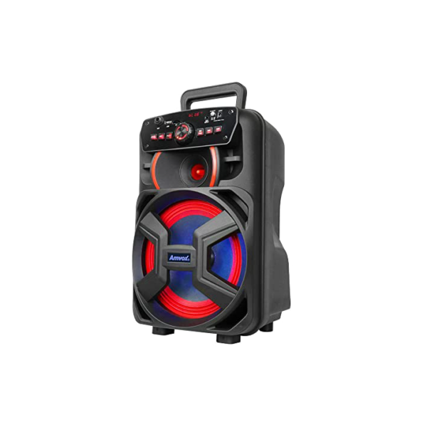 Amvox Caixa de Som Amplificada ACA 221 Gigante II - 220W RMS, Bluetooth, Rádio FM, USB, Preto