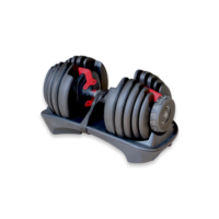 Halter Ajustável Regulável 24kg Anilha Dumbbell 1 Unidade - Odin Fit