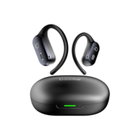 Basike Fone de Ouvido Bluetooth 5.4 TWS Esportivo, Som Hi-Fi Estéreo, ANC Cancelamento de Ruído & Modo Transparência, Microfone com ENC, IPX6 para Corrida e Exercícios ao Ar Livre – Preto