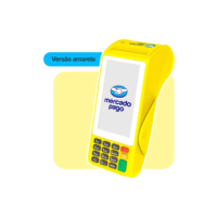 Mercado Pago Point Pro3 Maquininha Cartão 4g Amarela