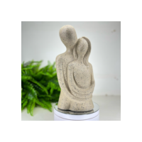 Estátua Escultura Casal Minimalista – Peça Decorativa Elegante Sofisticada. CB