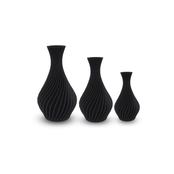 Vasos De Plantas Artificais - Jarro Espiral - Decoração Sala