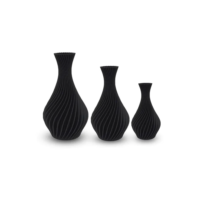 Vasos De Plantas Artificais - Jarro Espiral - Decoração Sala