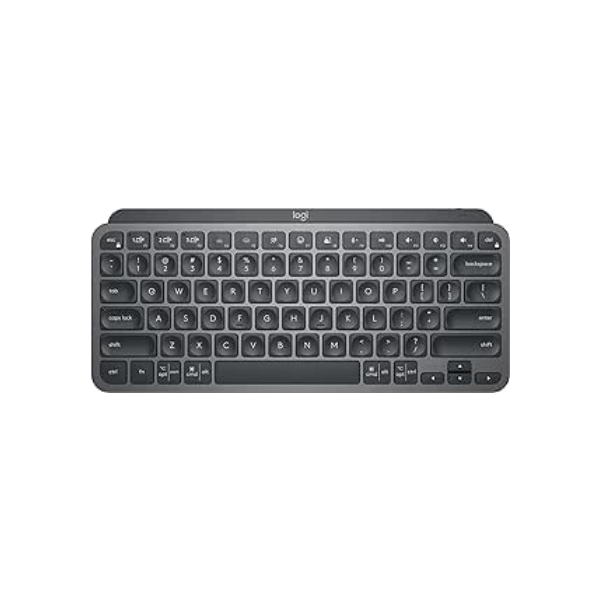 Teclado sem fio Logitech MX Keys Mini com Iluminação Inteligente, Conexão USB ou Bluetooth Easy-Switch para até 3 dispositivos e Bateria Recarregável - Grafite