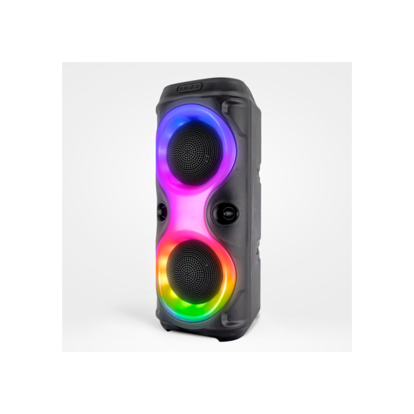 Caixa de som Bluetooth Portátil Com Led RGB Portátil FM USB TWS 30W Para Praia, Festa ou Viagem