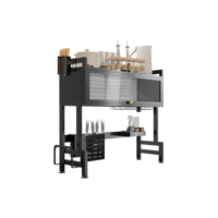 Organizador Escorredor Decoteam 2 Prateleiras Porta Acrílica 65x28x80