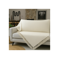 Manta Xale Tranças Geometrica Boho Moderna Peseira Rústica 1,60M x 1,60M