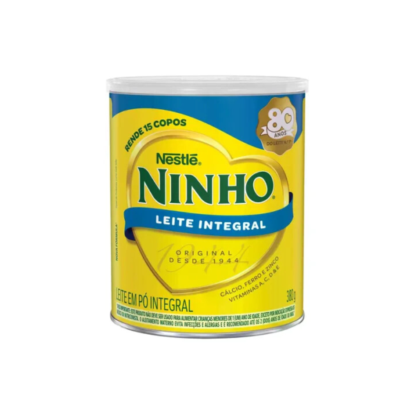 Leite Pó Integral Ninho Forti+ Lata 380g