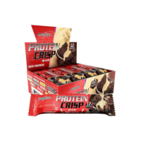 Integralmedica - Barra de Proteína Whey Protein Crisp Bar Duo Crunch - Snack Proteíco - Pré e Pós-Treino - Display com 12 Unidades