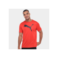 Camiseta Puma Ess Poly Masculina - Vermelho