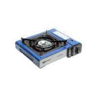 NTK, Fogareiro Frontier Em Aço Esmaltado Com Ignição Eletrônica Apoio De Panela, Chama Regulável, Dispensa Uso De Fósforos, Ideal Para Uso Diário, Camping, Trilha Ou Viagens, Prático E Econômico
