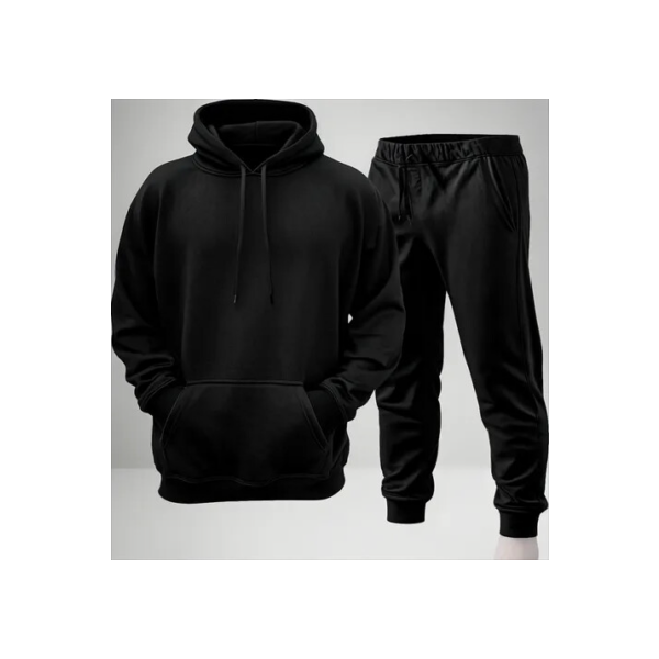 Conjunto Calça E Blusa De Moletom Liso Masculino Unissex