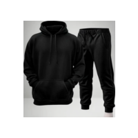 Conjunto Calça E Blusa De Moletom Liso Masculino Unissex