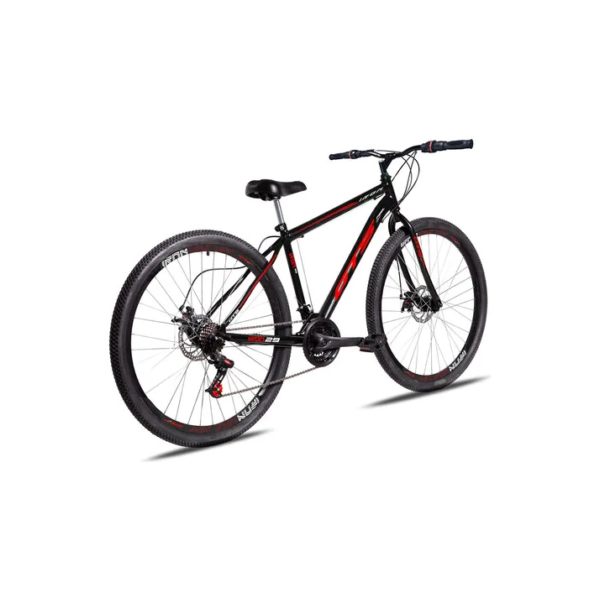 Bicicleta mountain bike gts feel iron 21 marchas aro 29 tamanho do quadro 17" pretoazul