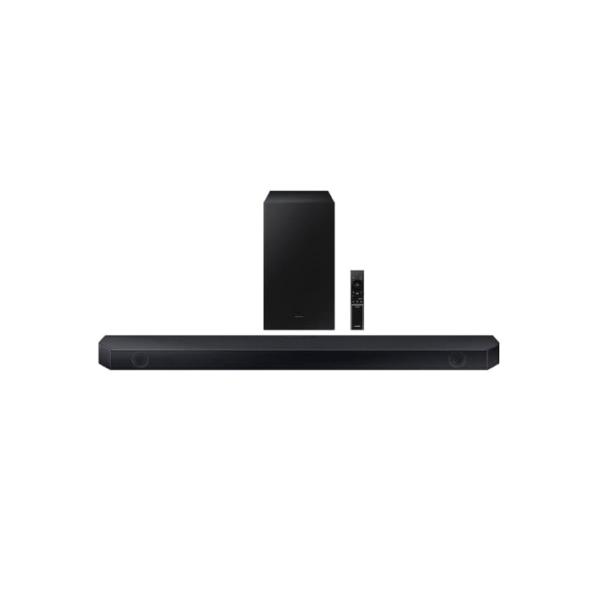 Soundbar Samsung HW-Q600C, com 3.1.2 canais, Bluetooth, Subwoofer sem fio, Dolby Atmos e Acoustic Beam.