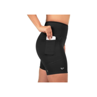 Short Com Bolso Para Corrida Academia Feminino Compressão