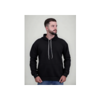 Moletom Canguru Algodão Unissex Blusa De Frio Flanelado Liso