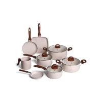 Brinox - Jogo de Panelas 8 Peças Ceramic Life Smart Plus - Vanilla