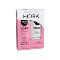 Salon Line, Kit Shampoo e Condicionador, Hidra Nutrição e Brilho, Vegano - Todos os Tipos de Cabelos, 300 ml cada