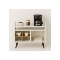 Cantinho Do Cefé Aparador Mesa Buffet Industrial Hall de Entrada Zeus