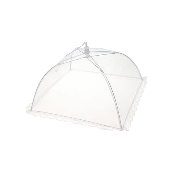 Tela Protetora de Alimentos 41cm Dobrável, Proteção Efetiva contra Moscas e Sujeira — Cozinha Organizada e Higiênica (41cm)