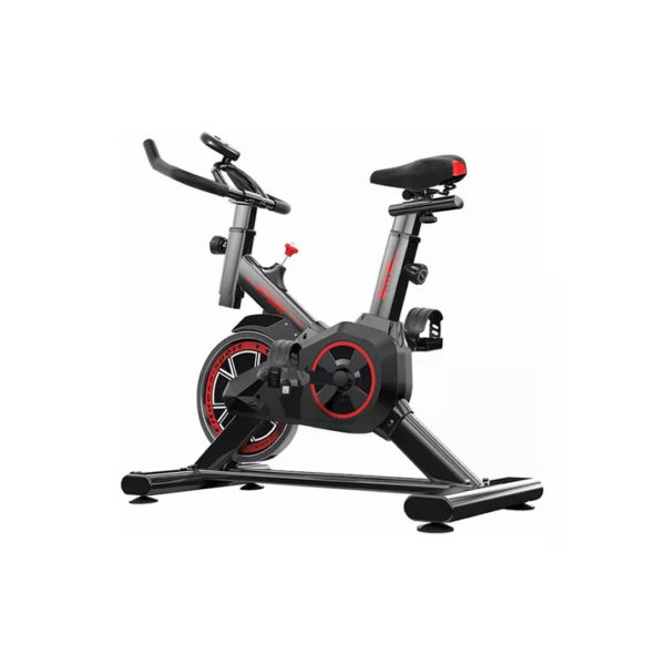 Bicicleta Ergométrica Bike Academia Spinning X11 cor preto e vermelho