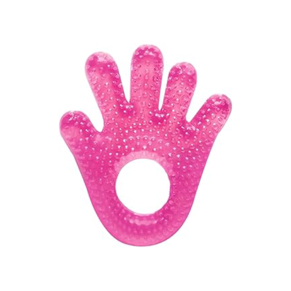BUBA Mordedor Com Agua Maozinha Rosa, Modelo: 14684, Cor: Colorido