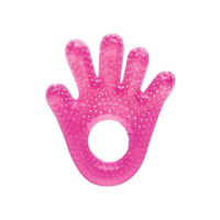 BUBA Mordedor Com Agua Maozinha Rosa, Modelo: 14684, Cor: Colorido