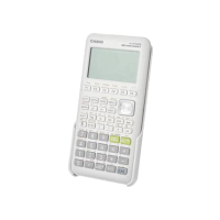 Casio Calculadora gráfica branca fx-9750GIII (fx-9750GIII-WE), 4 pilhas AA necessárias. (incluídas)