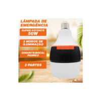 Super lâmpada de emergência BL-599 50w 6h ligada após faltar energia BIVOLT