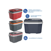 Caixa Térmica 20 Litros Cabe 26 Latas Air Flow Alta Qualidade Escolha Sua Cor - Termolar Original