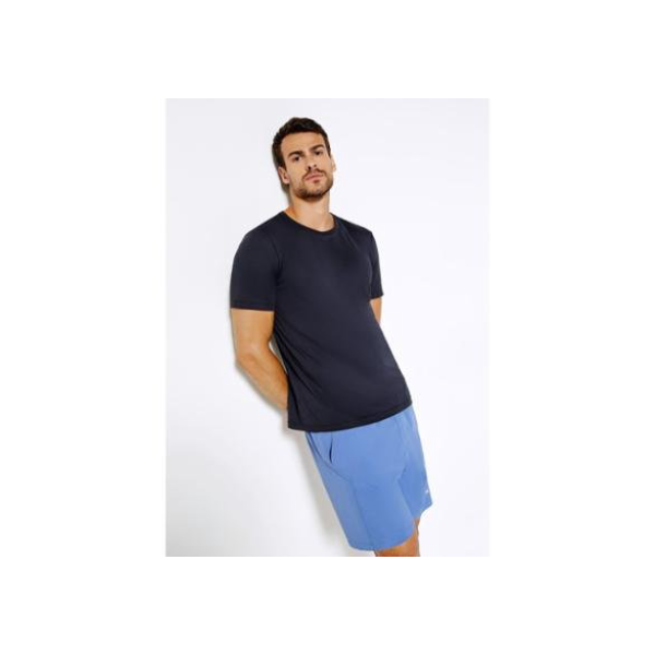 Camiseta Esportiva Hering Sports Manga Curta Masculina - Preto
