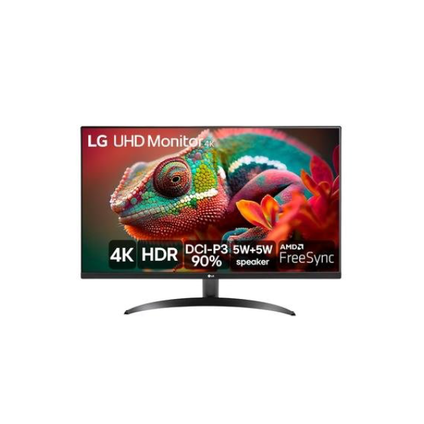 Monitor Profissional LG 32", 4K, 60Hz, 4ms, VA, FreeSync, HDR10, Som Integrado - 32UR500-B