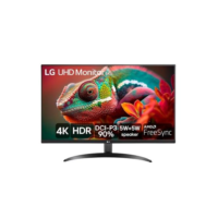 Monitor Profissional LG 32", 4K, 60Hz, 4ms, VA, FreeSync, HDR10, Som Integrado - 32UR500-B
