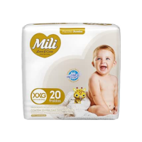 Mili Fralda Love & Care Jumbo Tamanho Xxg 1X20
