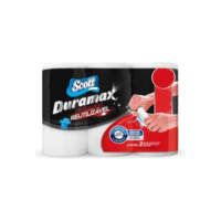 Scott Duramax Pano Reutilizável em Rolo, Branco, 174 Folhas (3 Unidades de 58 Folhas)
