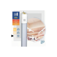 Kit 25 Lâmpada Led Tubular 9w 60cm T8 Branco Frio Cor da luz Branco-frio Bivolt 110V 220V