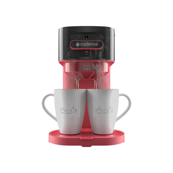 Cafeteira Elétrica Cadence Single Up CAF230 Preto e Vermelho