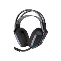ILID Fone de Ouvido Gamer Bluetooth 5.2 com Microfone Removível,Conexão Dual(Sem Fio/Cabo 3.5mm),Alto-Falante 50mm,Surround 7.1,RGB,Bateria 1000mAh-Headset para PC/PS4/Escritório/TV(Preto)