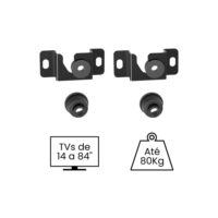 Suporte Tv Universal 14 A 84 Polegadas Televisão Painel Fixa