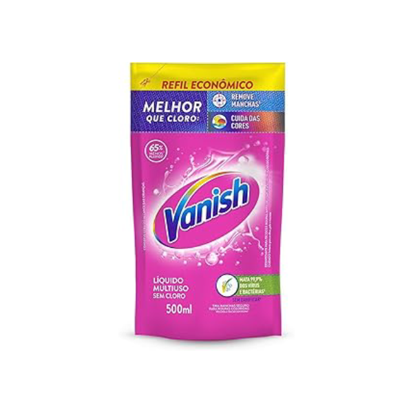 Tira Manchas Vanish Líquido Multiuso para roupas coloridas Refil Econômico 500ml