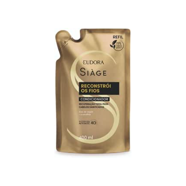 SIAGE CONDICIONADOR RECONSTROI OS FIOS 400ML REFIL
