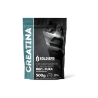 Creatina Monohidratada 500g Soldiers Nutrition 100% Pura Importada Alta Performance Músculo Treino