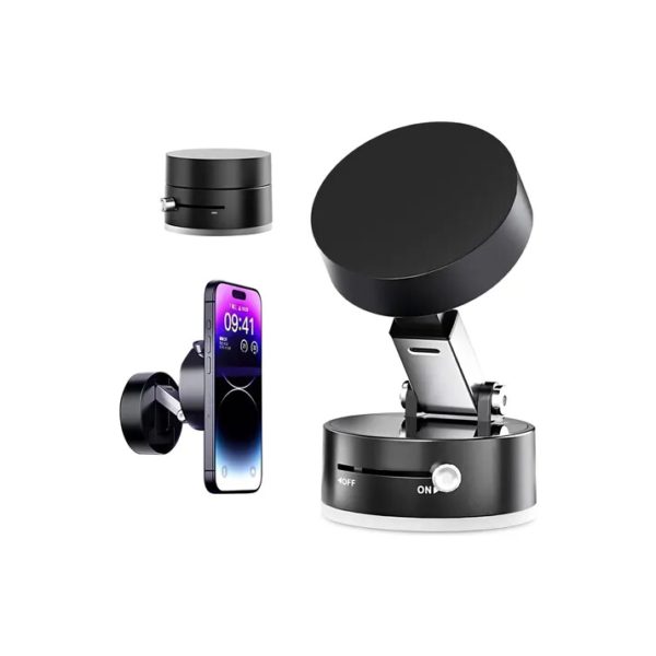 Suporte Magnético Celular 360° Portátil Com Ventosa Carro