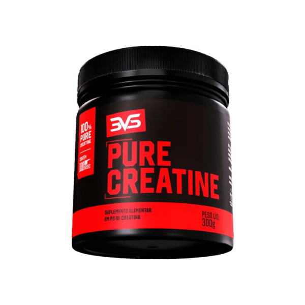 CREATINA MONOHIDRATADA 300g - 100% Pura - 3VS Nutrition