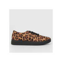 Slip On Vizzano Animal Print  Onça Feminino - Caramelo