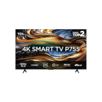 Smart TV TCL 75 Polegadas LED 4K P755 WiFi Bluetooth Google TV HDR10+ Dolby Atmos Vision 75P755